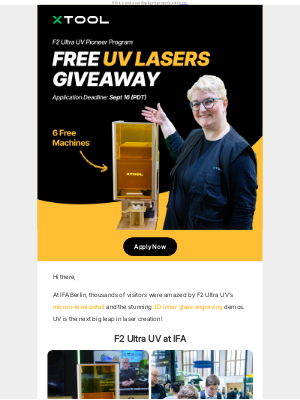 🔥Join the F2 Ultra UV Pioneer Program — Win Free 1 of 6!