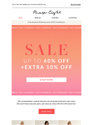 Phase Eight - Joseph, extra 10% off SALE ends tomorrow