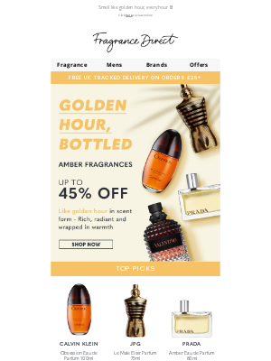 Fragrance Direct(United Kingdom) - Hot Right Now: Amber Fragrances