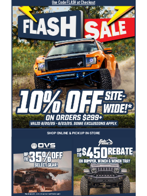 4WD Hardware - ⚡ FLASH SALE FINAL HOURS: Stock Running Low