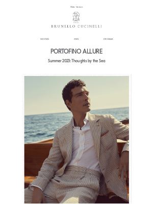 Brunello Cucinelli Portofino Allure 2023: Vacation Style