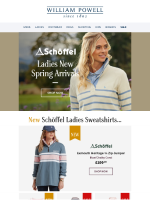 William Powell - New Stylish Schoffel Spring Styles 🌼