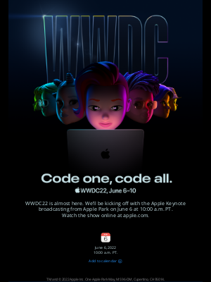 Apple - One week until WWDC22.