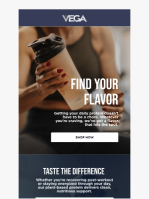 Vega - Fuel Up With Flavors You’ll Love