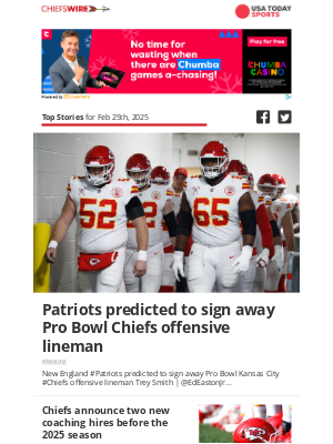 Kansas City Chiefs - Today's top Chiefs stories