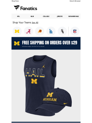 Fanatics - Summer Styles You Need to Beat the Heat