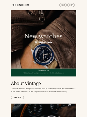 Trendhim - New launch: About Vintage watches