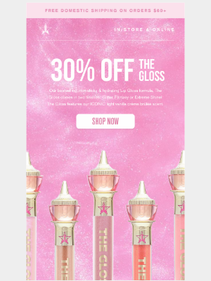 Jeffree Star Cosmetics - 💄 Pucker Up: 30% Off The Gloss—This Week Only!