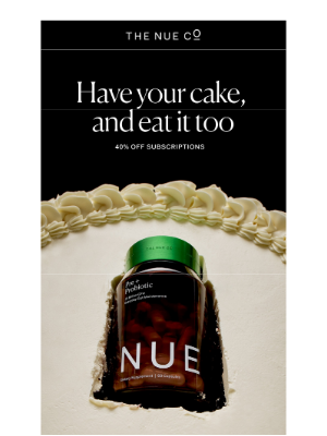 The Nue Co. - Have your cake and eat it 🍰