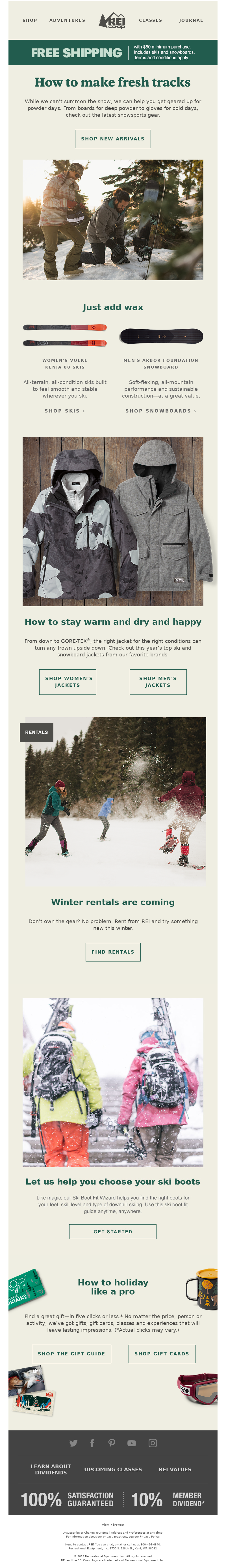REI - Snow-Friendly Gifts for Snow-Friendly People