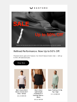 Castore - Now Live // Up To 50% Off