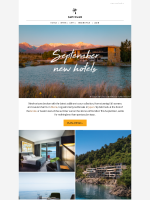 Small Luxury Hotels of the World (United Kingdom) - Introducing our newest hotels