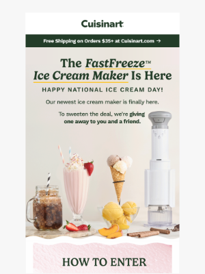 Cuisinart - Celebrate National Ice Cream Day with a giveaway🍦