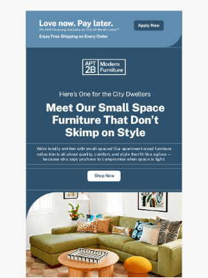 Apt2B - Limited Square Footage?