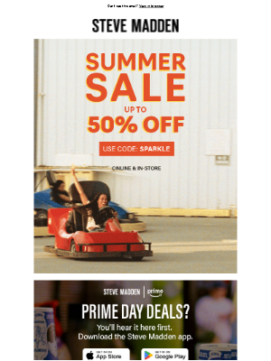 Steve Madden - Today’s Plans: Look Cute, Shop SALE