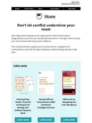 Harvard Business Review - When conflict stalls progress, what’s your next move?