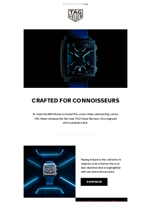 TAG Heuer - CRAFTED FOR CONNOISSEURS