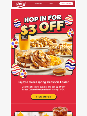 Denny's - Crack open for $3 OFF!