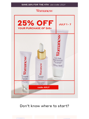 Womaness - Limited time💥25% off sitewide