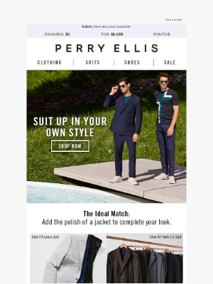 Perry Ellis - Mix and Match Suits Like an Expert