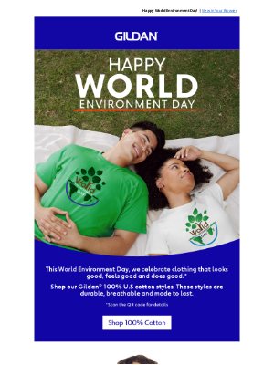 Gildan - Celebrating a Sustainable Future, One Thread at a Time