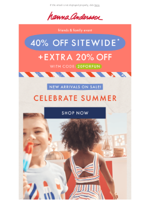 Hanna Andersson - NEW & ON SALE: The Red, White & Blue Collection