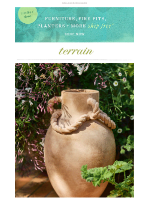 Terrain - Statement VASES for summer’s fresh flowers