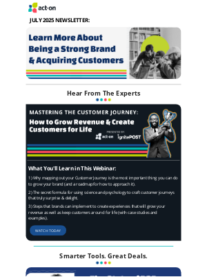 Act-On Software - Your July Newsletter is Ready Today