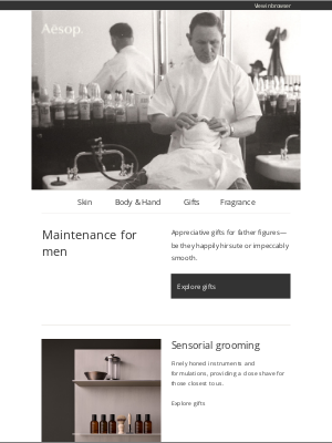 Aesop - Gifts of paternal appreciation