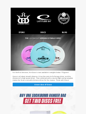 Dynamic Discs - The Lightweight Grace is Finally Here