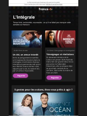 France télévision (France) - Le Secret de Brokeback Mountain