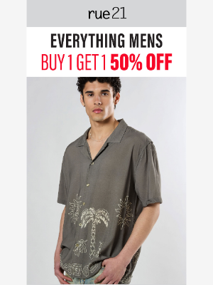 rue21 - Gentlemen - this DEAL is for YOU!👔