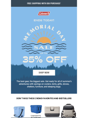 Coleman Company - Last Day: Up to 35% Off