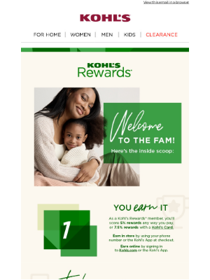 Kohl's - Welcome to Kohl's Rewards!
