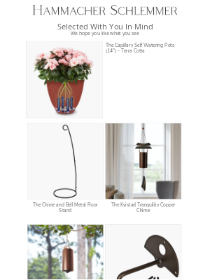 Hammacher Schlemmer - Selected Just For You:  The Capillary Self Watering Pots (14