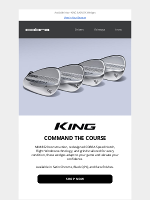 COBRA PUMA GOLF - NEW KING Wedges