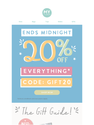 My 1st Years (United Kingdom) - Ends Midnight 📣 20% Off Everything 📣