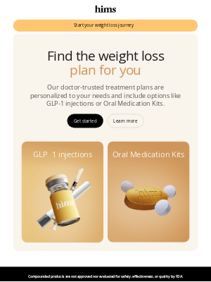 hims - Get started on your weight loss journey