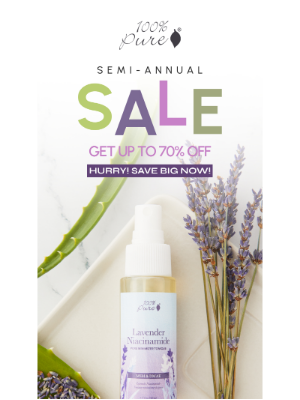 100% PURE - Your Skin Will Thank You 💖