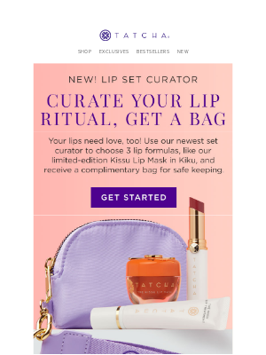 Tatcha - Make your own lip set 👄