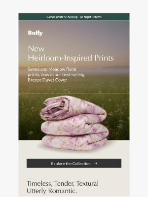 Buffy - NEW FLORALS! Meet Selma and Meadow 🆕