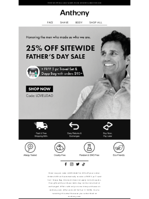 Anthony - Father’s Day savings + FREE 🎁 = A no brainer.