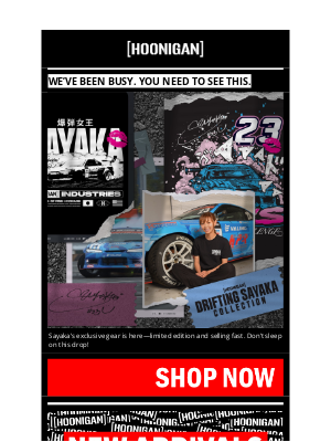 Hoonigan - IN CASE YOU MISSED IT! FRESH DROPS AND FEATURED GEAR