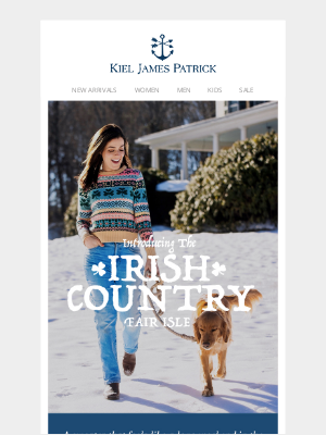 Kiel James Patrick - The Irish Country Fair Isle Sweater