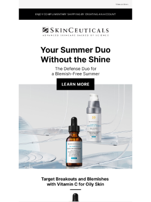 Your Summer Duo Without the Shine