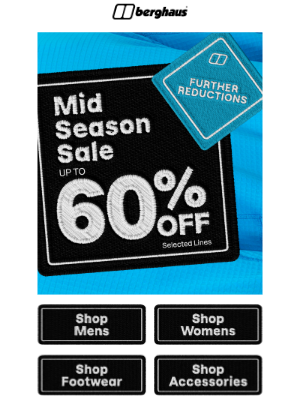 Berghaus (United Kingdom) - NOW up to 60% off Mid Season SALE