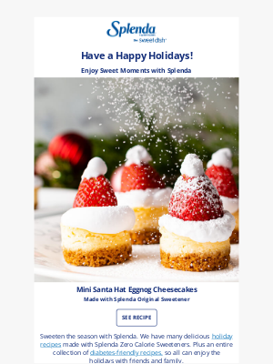 Splenda - Holiday Favorites | Splenda recipes