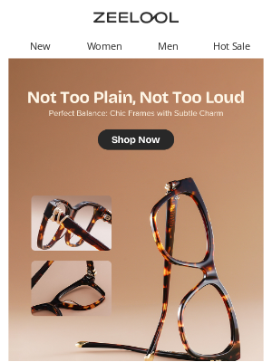 Zeelool - Not Too Plain, Not Too Loud