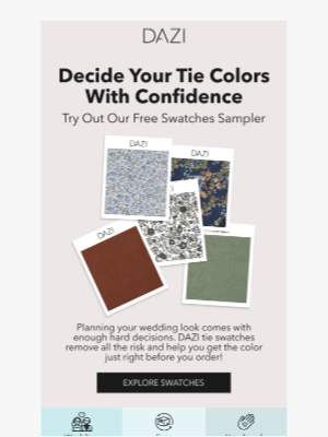 DAZI - Test Your Tie Colors in Real Life