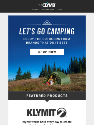 The Clymb - Let's Go Camping!